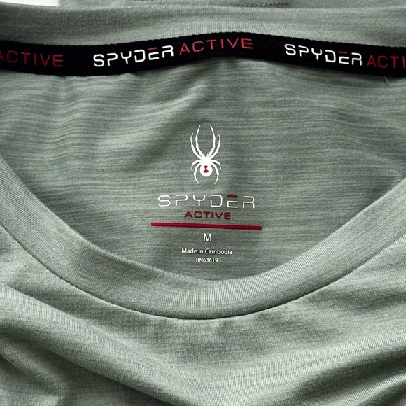 Spyder Active Women’s Athletic Running Top Green Size M - Picture 4 of 6